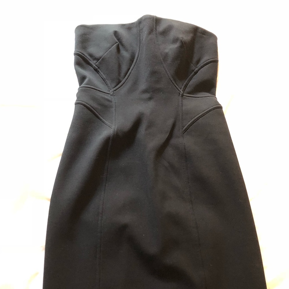 Helmut Lang Seamed Ponte Dress